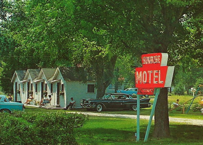 Sunrise Motel - Vintage Postcard (newer photo)